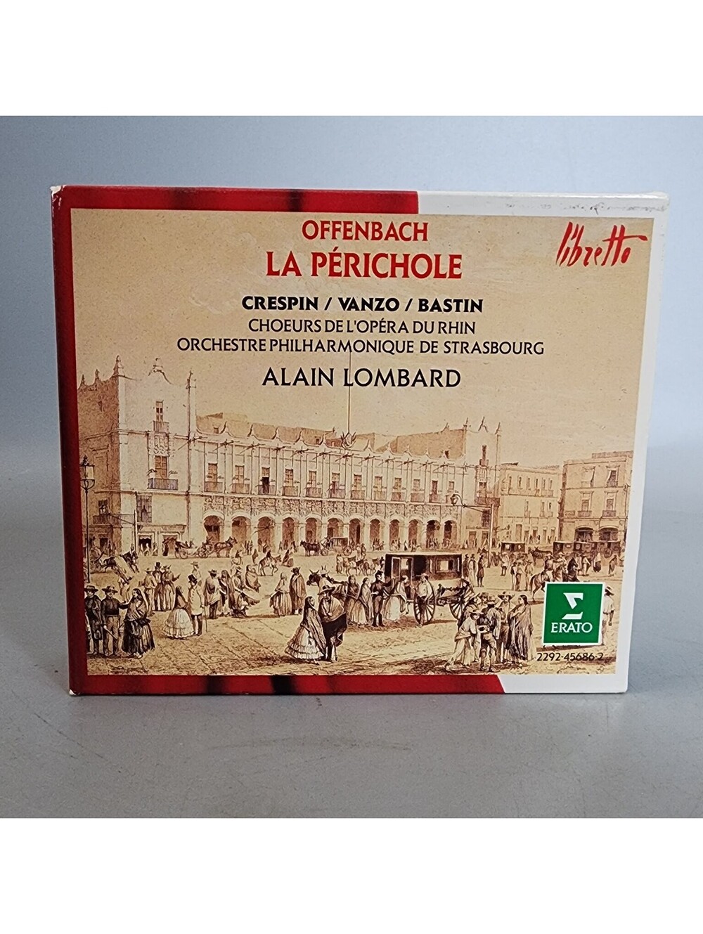 Offenbach La Périchole CD Erato 2292 45686-2 Alain Lombard Crespin Vanzo Bastin